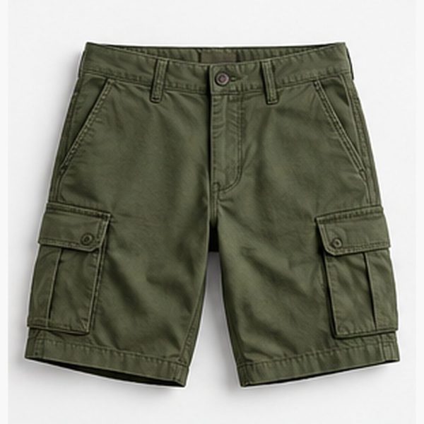 Olive Cargo Shorts